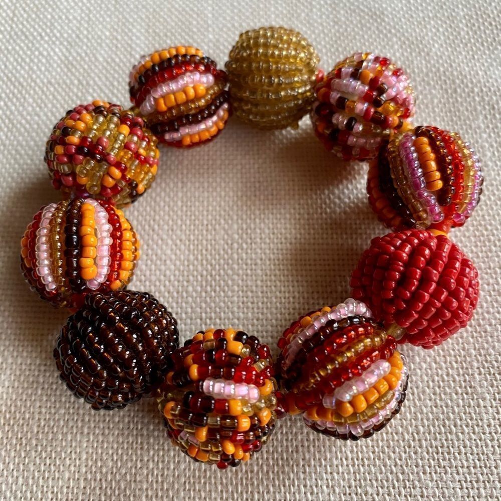 BEADED ball stretch bracelet